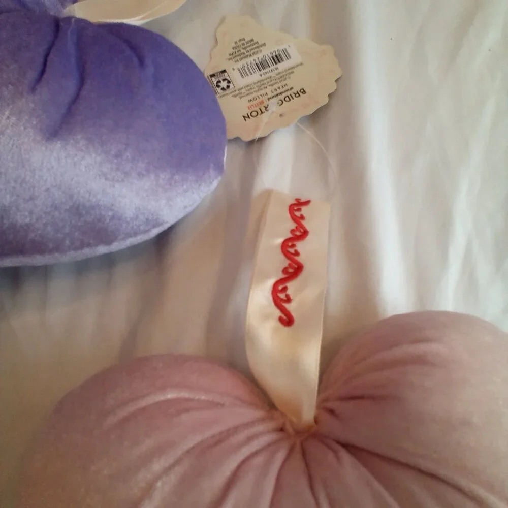 Netflix Bridgerton Shimmer Mini Pillow Purple Pink 7